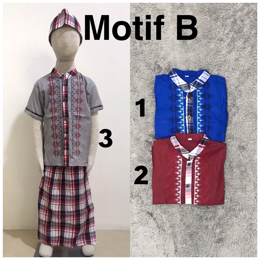 SARKOCI Anak / Baju Muslim Anak Usia 1-5 tahun