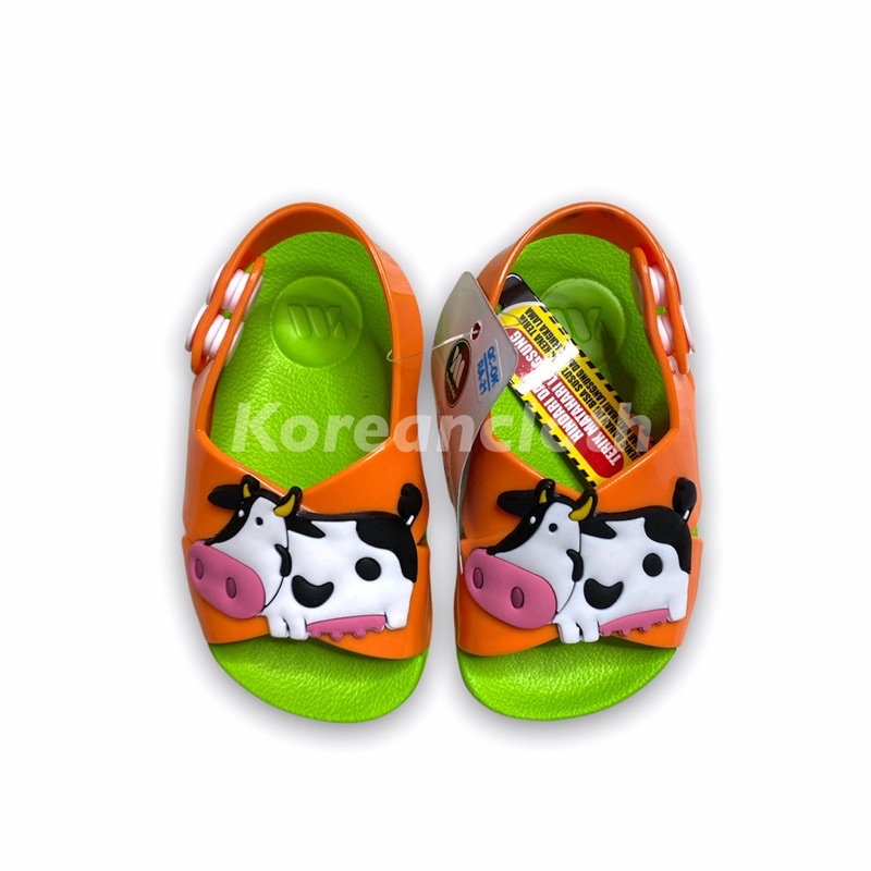 21041 YUMEIDA SANDAL ANAK LAKI LAKI PEREMPUAN KARAKTER SAPI SANDAL ANAK IMPORT