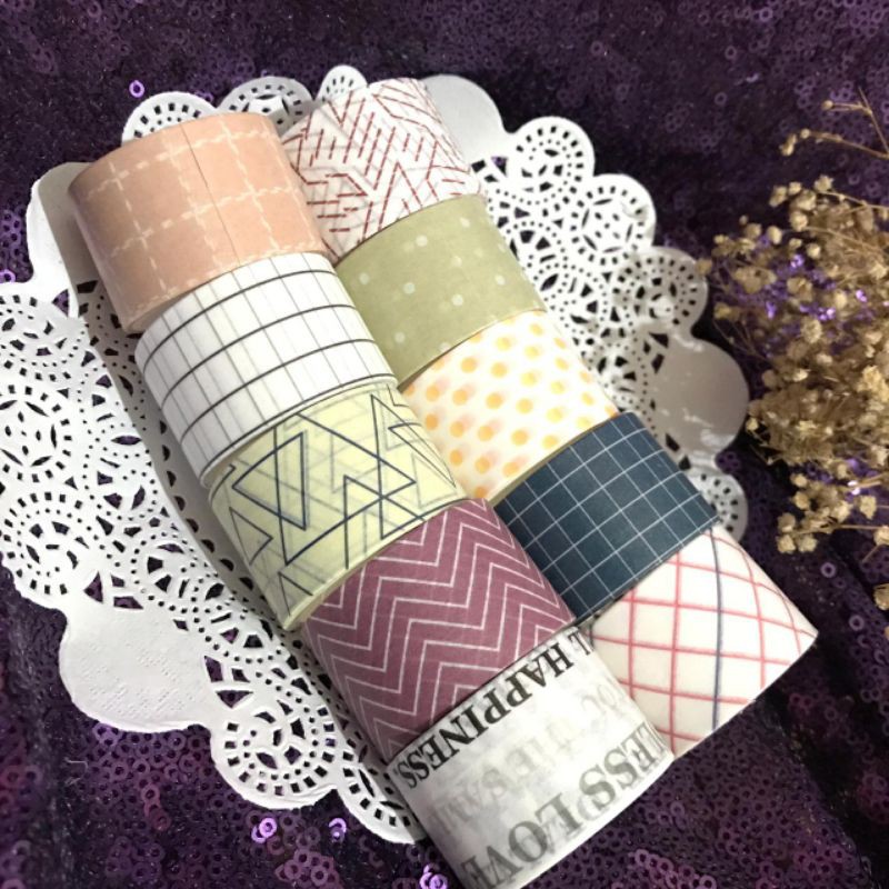 

[GSB OFFICIAL] Washi Tapes untuk Bujo atau Scrapbook