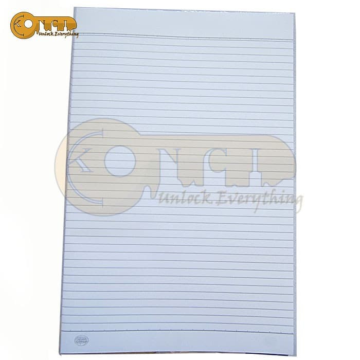 10 Lembar Kertas/Double Folio Bergaris Sidu 10 Sheets