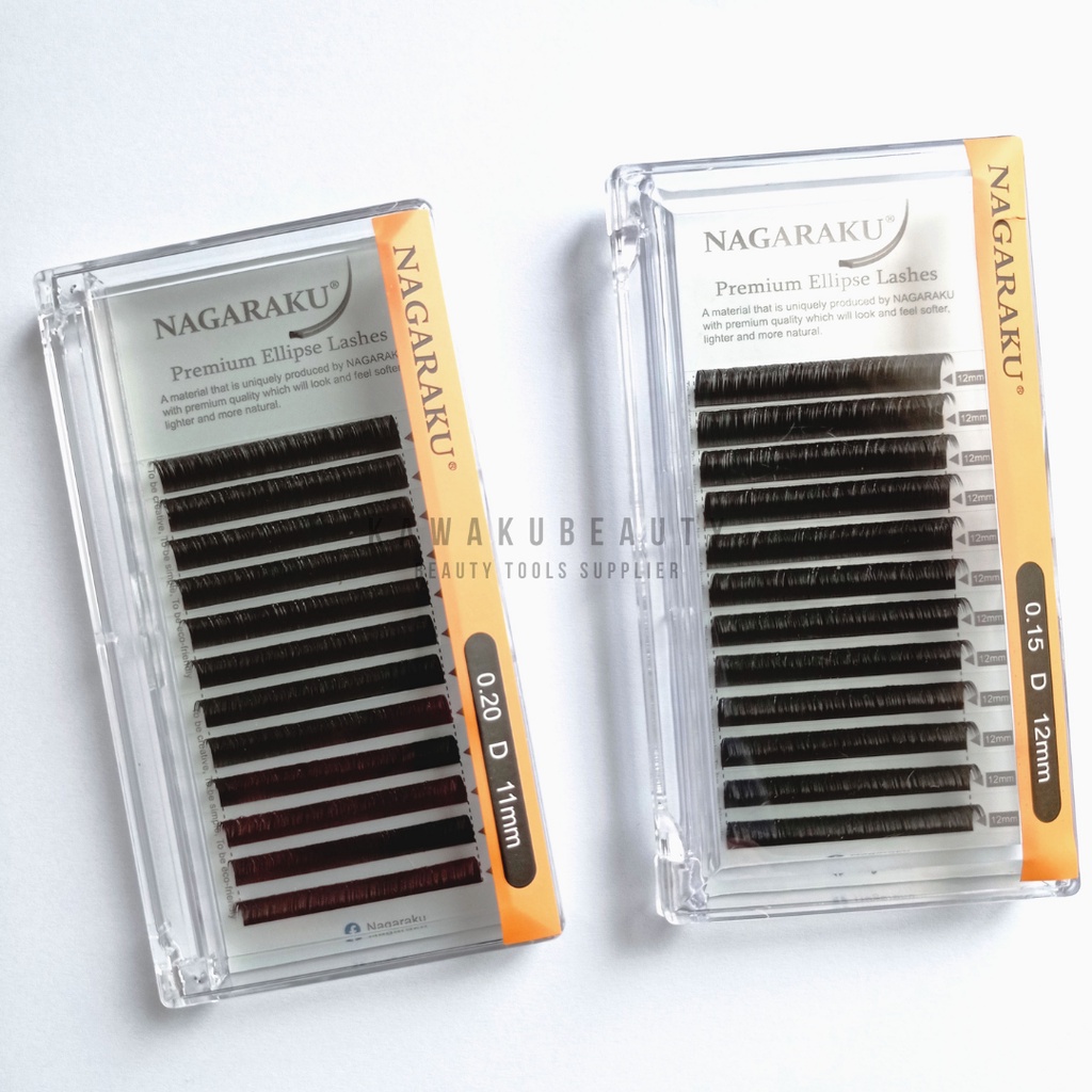 NAGARAKU ELLIPSE NEW LASH EYELASH EXTENSION KOREA / SAMBUNG BULUMATA (KEMASAN BARU)