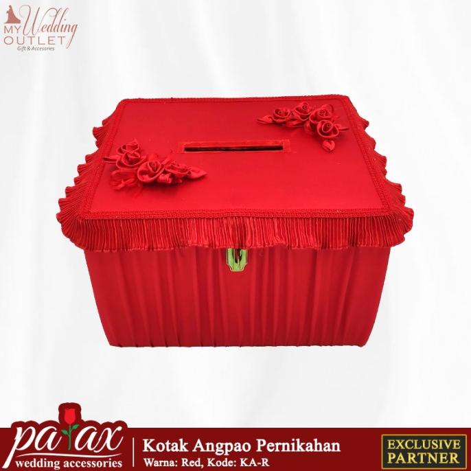 

BISA BAYAR DITEMPAT Kotak Uang Angpao Pernikahan - Merah ( Tempat Amplop Resepsi ) TERJAMIN Kode