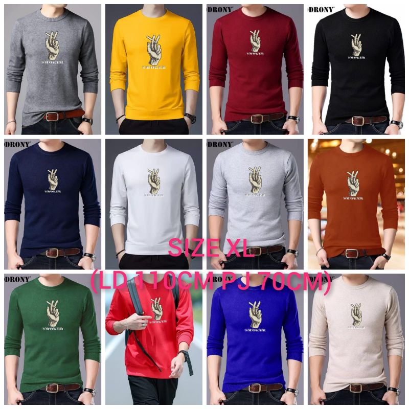 COD/DS/BAJU SWEATER SMOKER XL