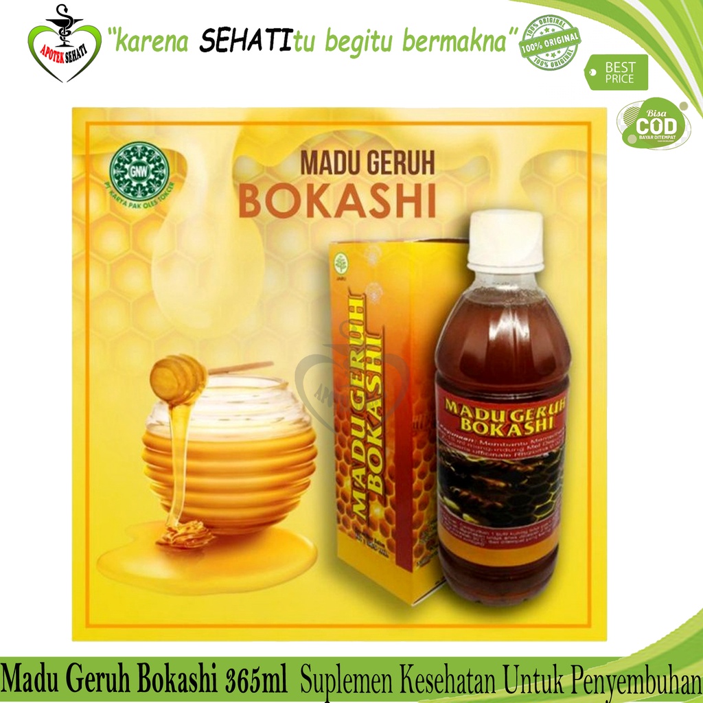 Madu Geruh Bokasi Bokashi 365 Ml Suplemen Kesehatan Badan Multivitamin