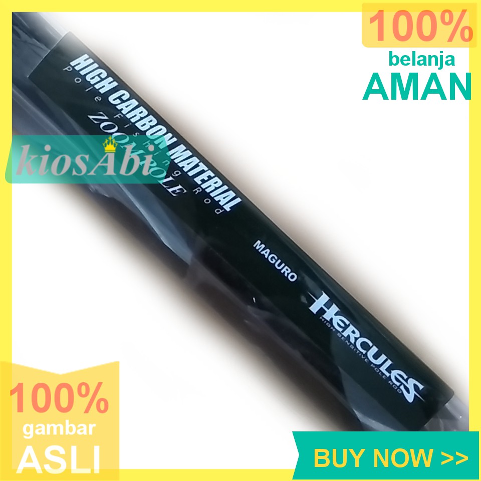 MAGURO HERCULES HIGH CARBON MATERIAL ZOOM POLE joran tegek pancing