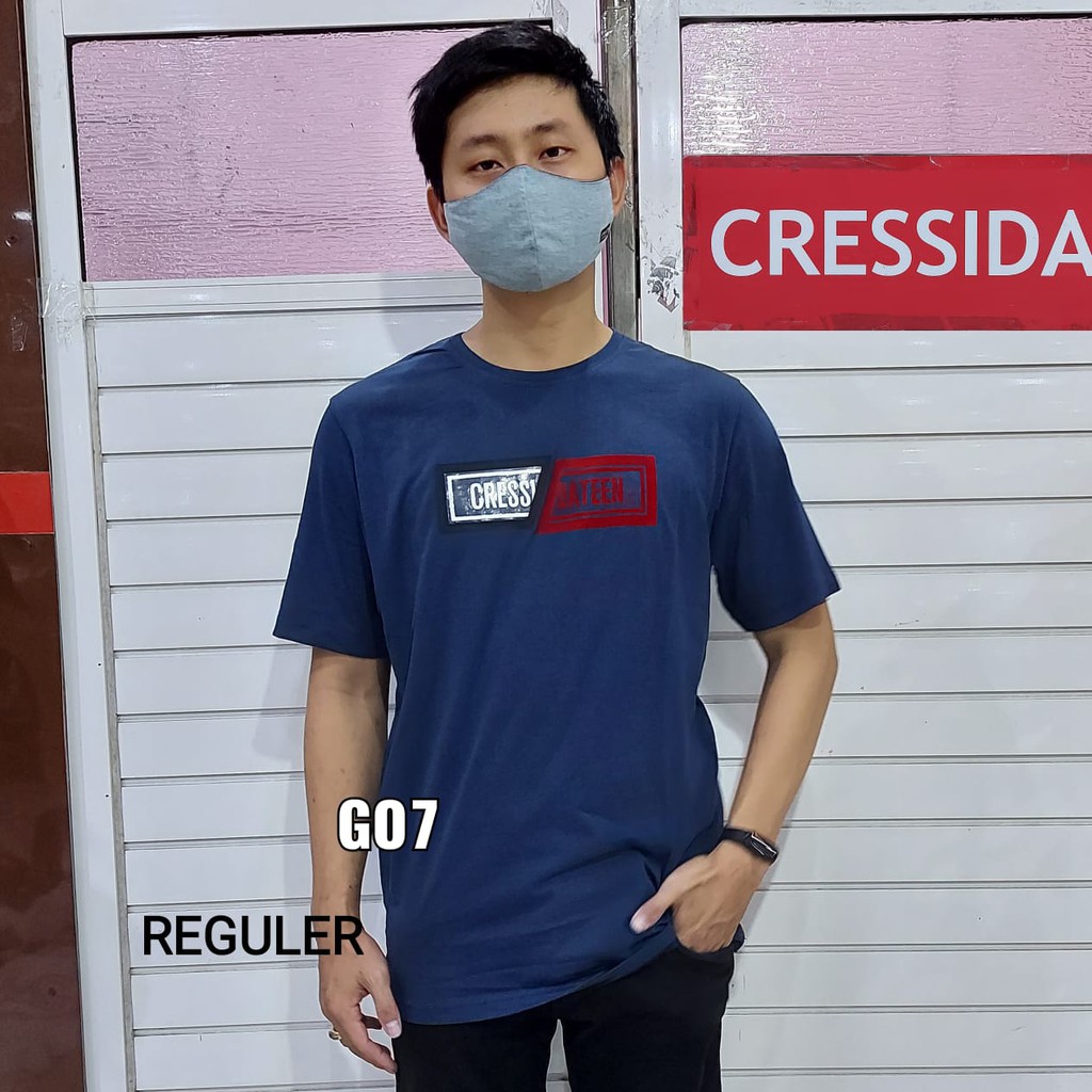 BB GO7 CRESSIDA KAOS REGULER Kaos Cowok Lengan Pendek 100% Original