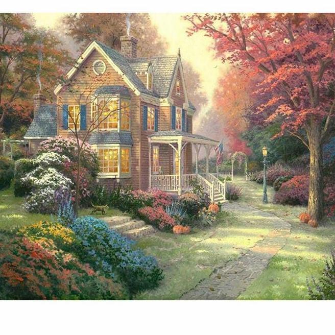 

Lukisan Cat Minyak Arsitektur Painting By Number