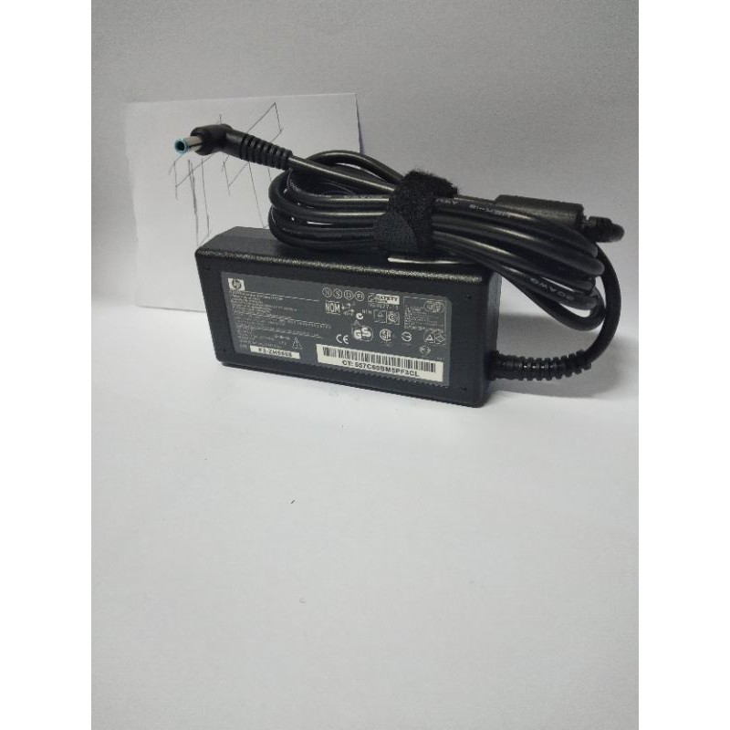 Charger Adaptor Original Laptop Notebook HP 19.5V 2.31A PIN Biru