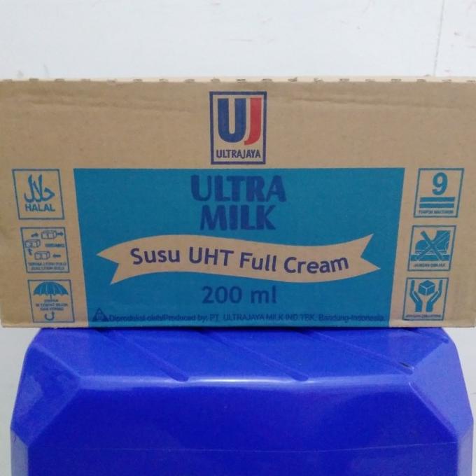 

BAYAR COD ultra susu uht full cream 200 ml, 1 dus isi 24 pcs