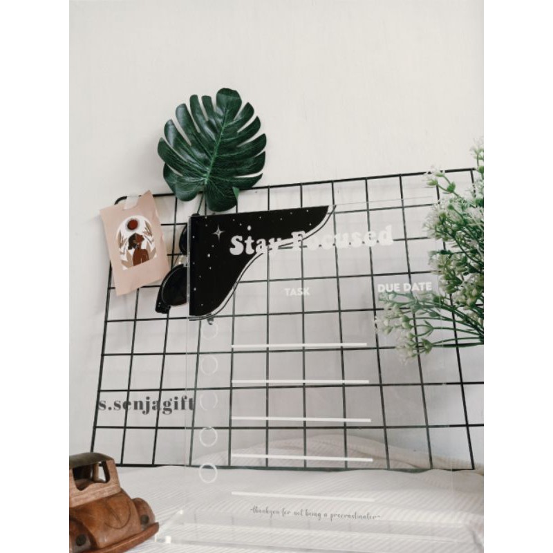 

To do List Acrylic Aesthetic Akrilik To do List