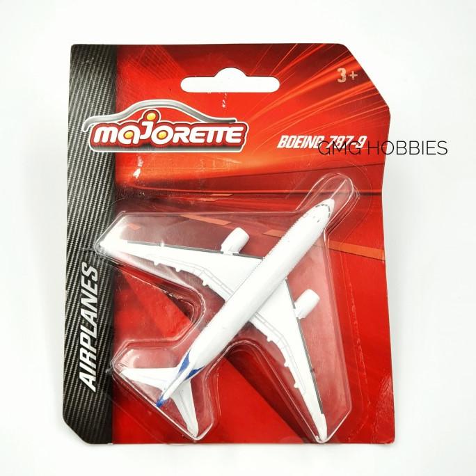 Boeing 787-9 Diecast Airplane Majorette Pesawat Mainan Anak Miniatur