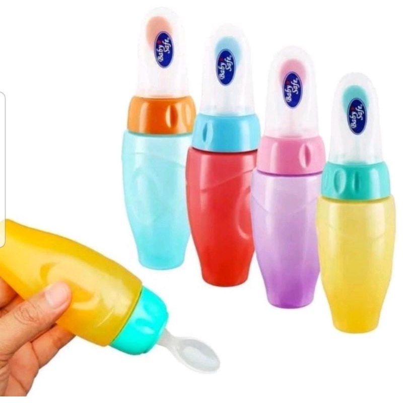 Botol sendok silicone baby safe