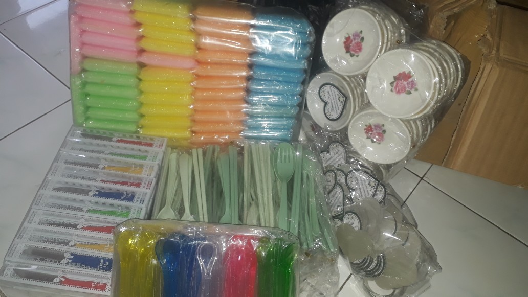 Souvenir Spon Cuci Kemas Plastik Isi 50pcs
