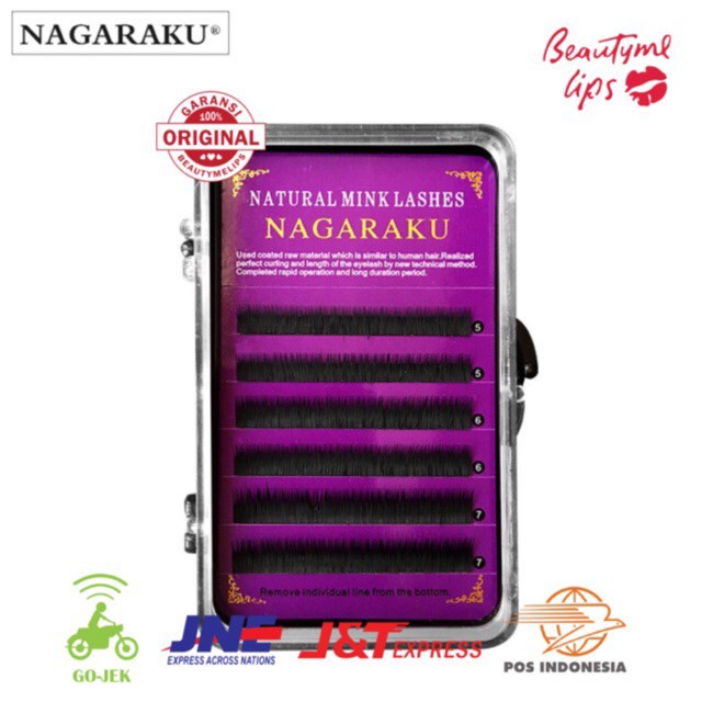 FRS Nagaraku MIX C D J L Eyelash Extension Naga Bulu Mata