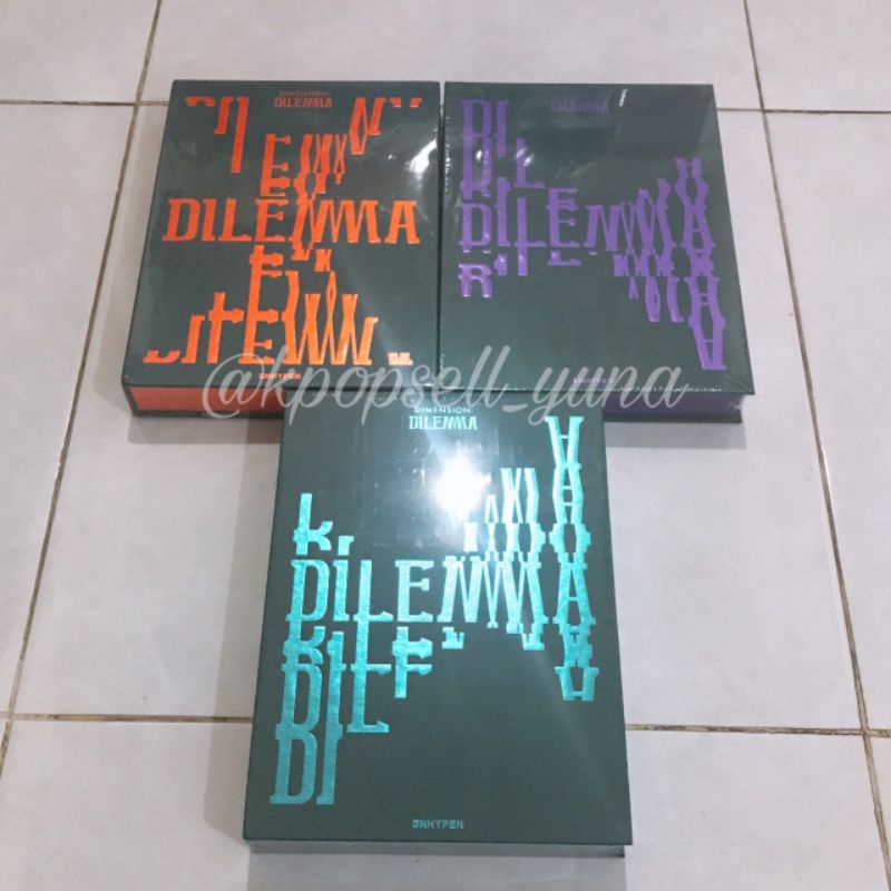 ENHYPEN DIMENSION : DILEMMA Album Sealed First Press