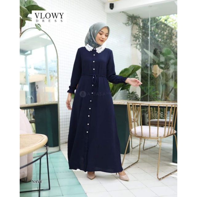 Vlowy Dress ORI by Alfasa Daily / Daily Dress / Dress OOTD