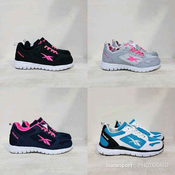 sepatu cewek Reebok. sepatu lari. sepatu wanita. sepatu senam. sepatu joging. sepatu olahraga