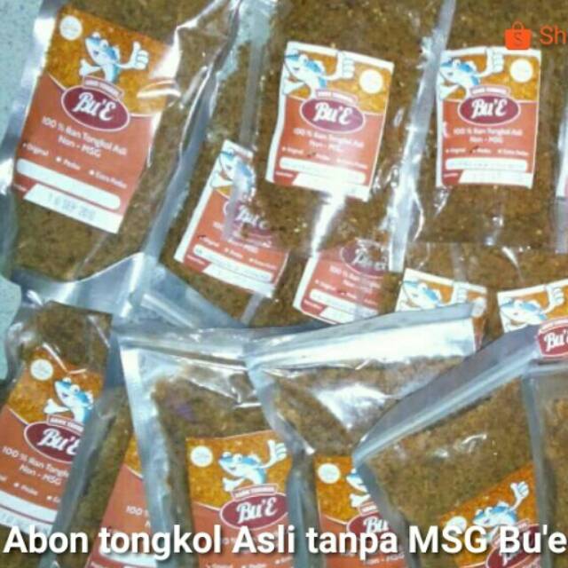 

Abon tongkol Bu'E Non MSG (265gr)