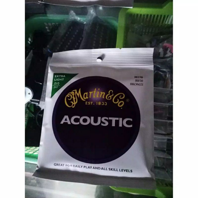 Senar Gitar Akustik Martin and Co Lifespan SP ukuran 010