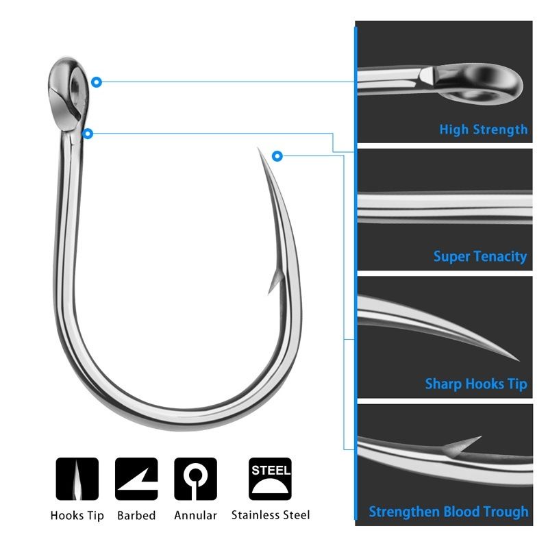 HOOK JIGGING  SLOW JIG STRENGHT 5 X (Kuat Keras Tajam) Senggol Bacok !!!