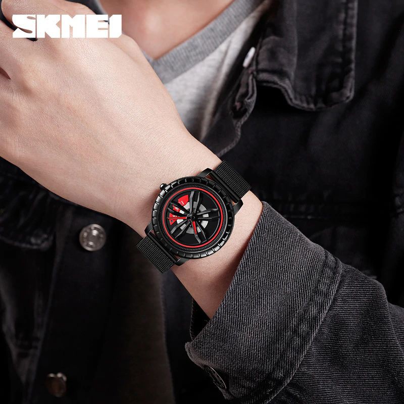 SKMEI 1634 Jam Tangan Pria Analog Tali Stainless WATCHKITE WKOS