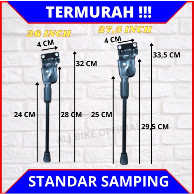 TERBARU ORIGINAL STANDAR SEPEDA GUNUNG MTB STANDAR SEPEDA BAUT SAMPING