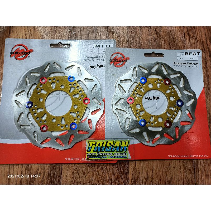 disc cakram depan standar variasi beat vario scoopy genio