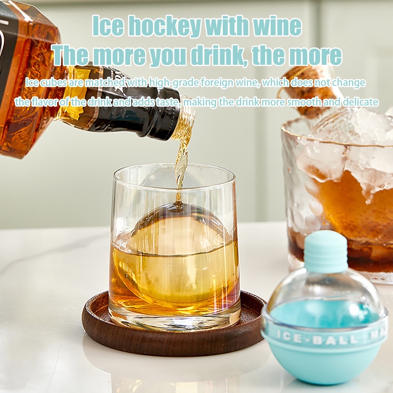 (Buy 1 Get 2) Cetakan Es Loli / Cocktail / Whiskey DIY Bentuk Bohlam Lampu Bahan Silikon Food Grade