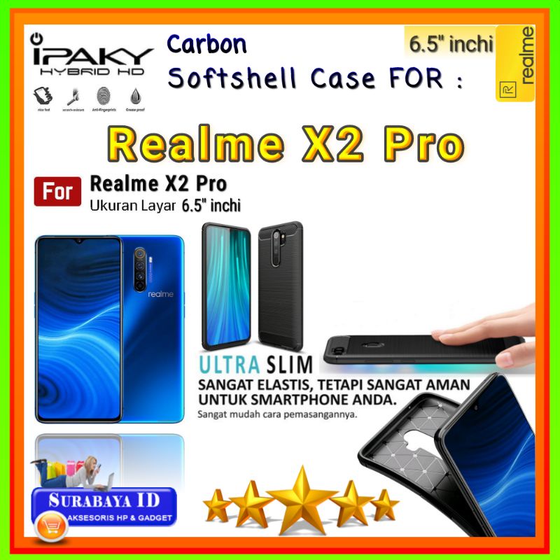 Casing Case Realme X2 Pro (6.5"inchi) | Soft Case iPaky Realme X2 Pro