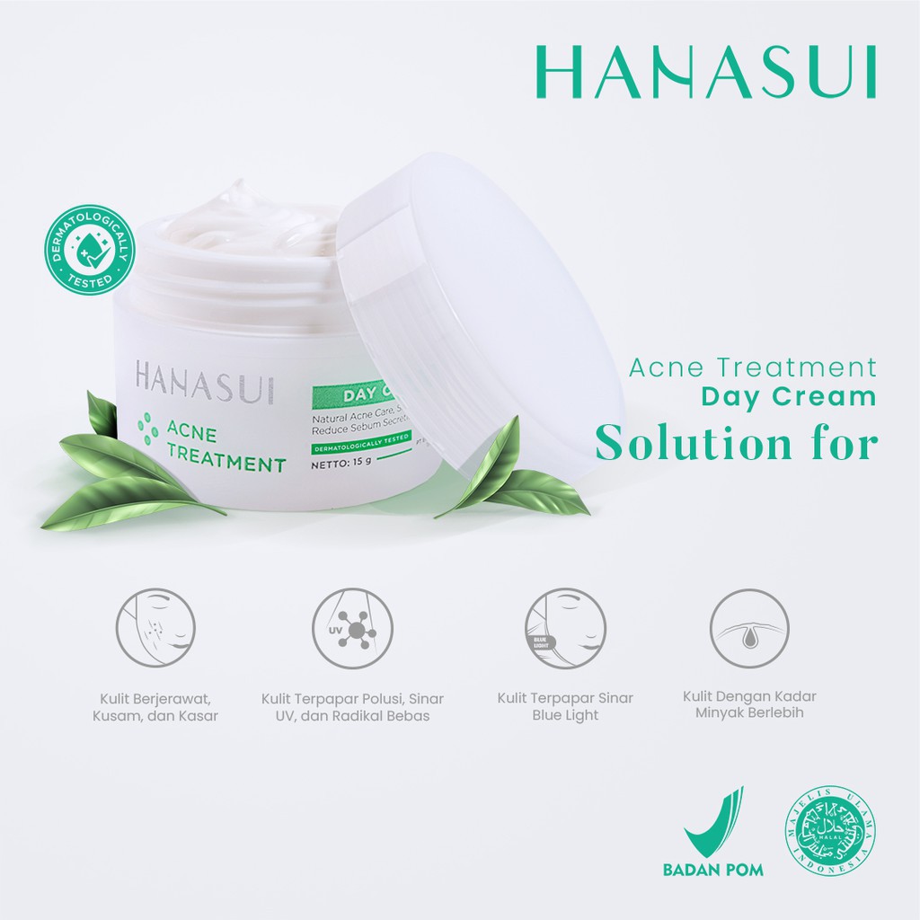 HANASUI ACNE TREATMENT DAY CREAM