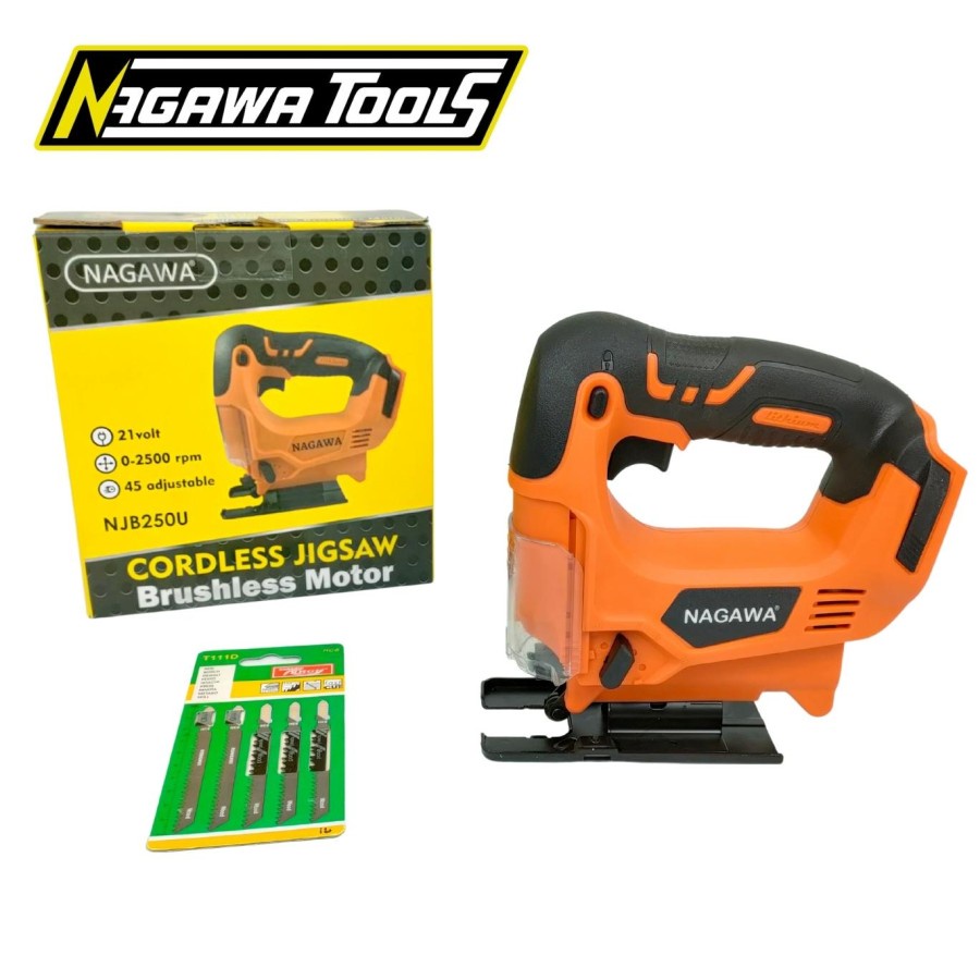 cordless jigsaw mesin gergaji ukir baterai NAGAWA NJB250U UNIT ONLY