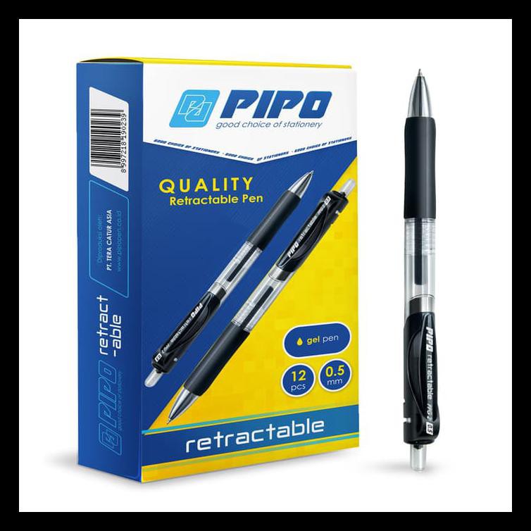 

Pulpen Merk Pipo Gp Retractable Ppg2 Terlaris