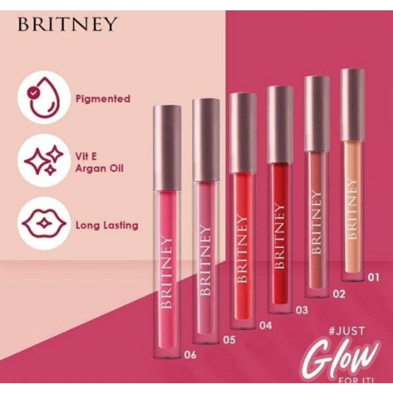 lip cream matte britney dreamy/lipstik britney