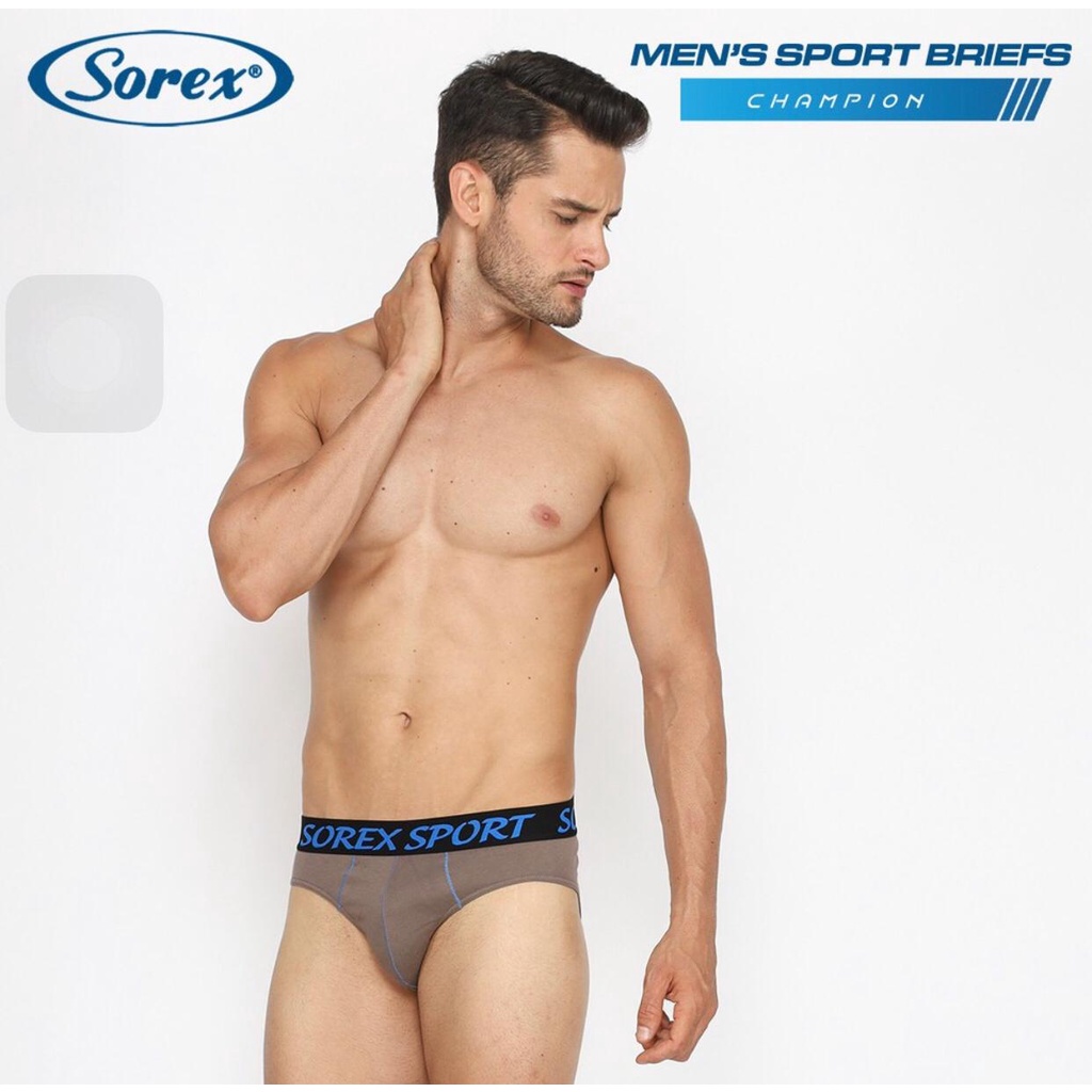 CD SOREX PRIA M3003 ( HARGA DI ATAS 1BOX ISI 3PCS ) - SOREX SPORT - CELANA DALAM PRIA MURAH BAHAN KATUN ANTI IRITASI DAN LEMBUT BAGUS DAN NYAMAN - CD SOREX COWOK ANAK DEWASA REMAJA - SIZE M L XL - KARET LEBAR MODEL SPORT - AR98STORE