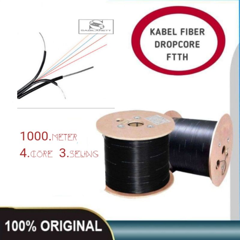 Kabel FO 4 Core 3 Sling Seling1000 mete