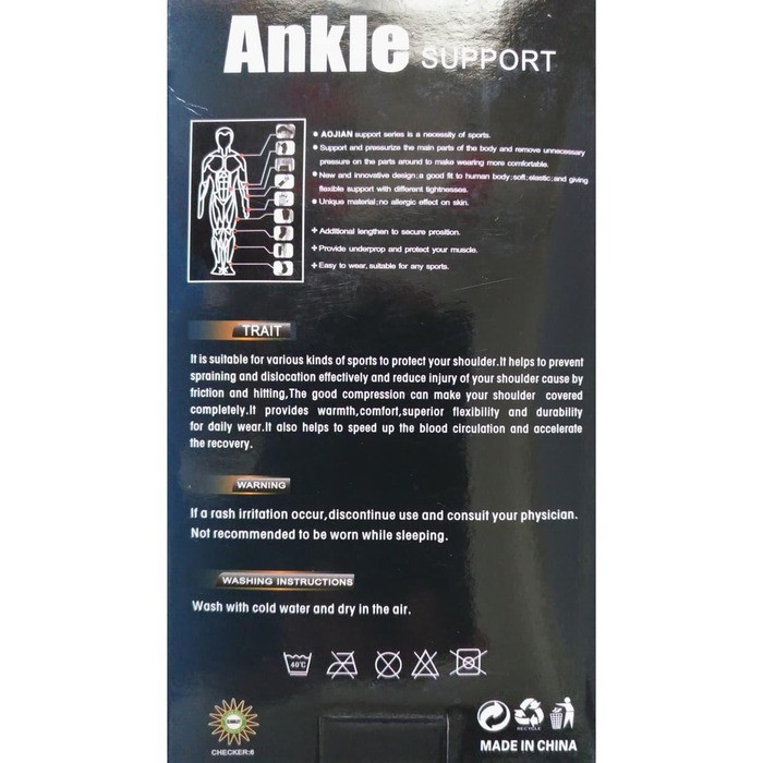 AOJIAN Ankle Support 802 - Deker Pergelangan Kaki Anti Cidera