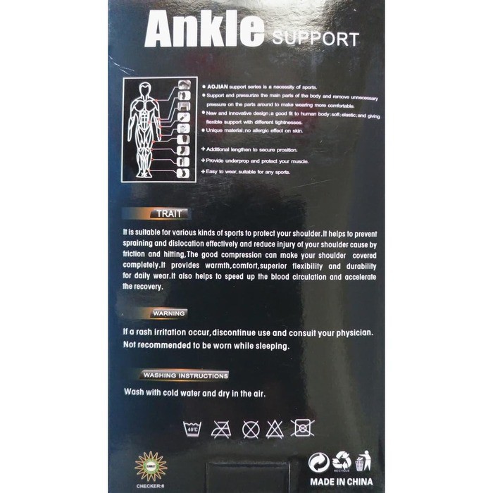 AOJIAN Ankle Support 802 - Deker Pergelangan Kaki Anti Cidera