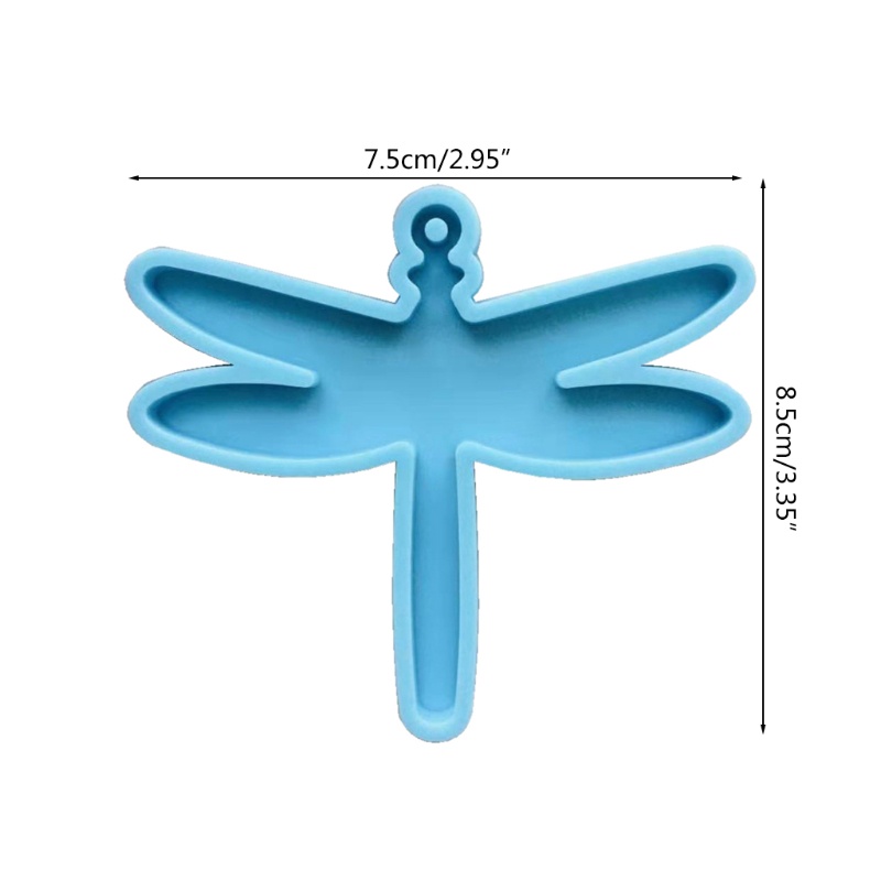 SIY  DIY Silicone Dragonfly Gloves Pendant Resin Mold Letter DAD Keychain Balloon Dog Resin Casting Mold Resin Crafting Tools