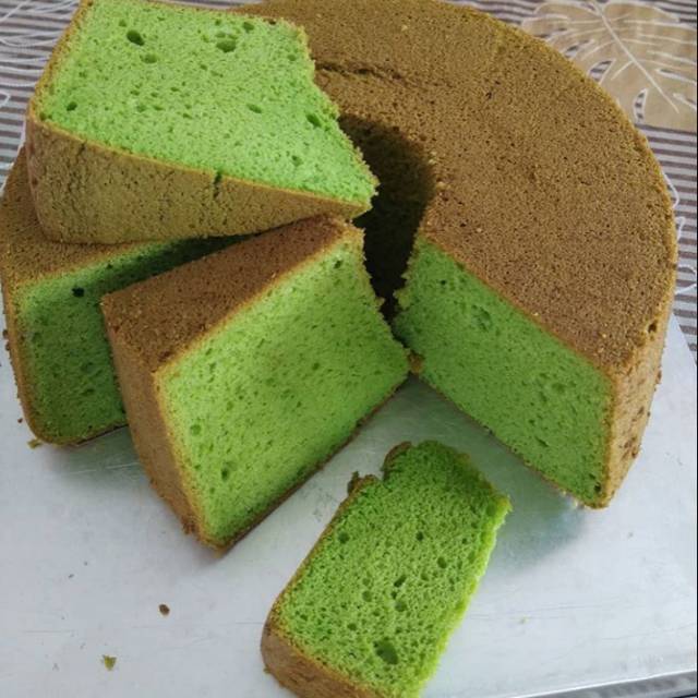 

Chiffon Cake Pandan asli / bolu chiffon pandan