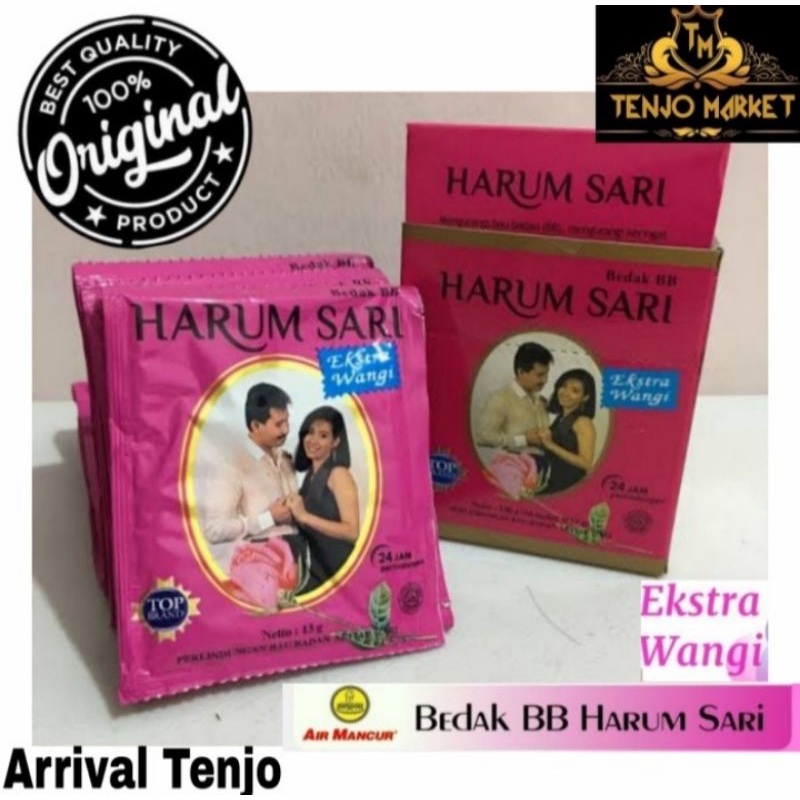 HARUM SARI BEDAK BB / BEDAK KETEK / BEDAK KETIAK SACHET 13 GRAM