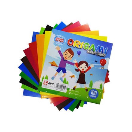 

Kertas Origami Sinar Dunia 12x12 cm isi 100 lembar Ori