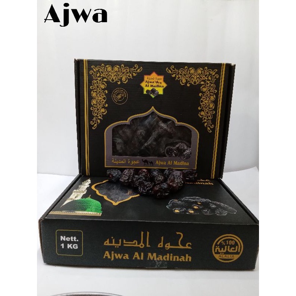 

Kurma Ajwa 1kg / Kurma Nabi 100% Original Madinah
