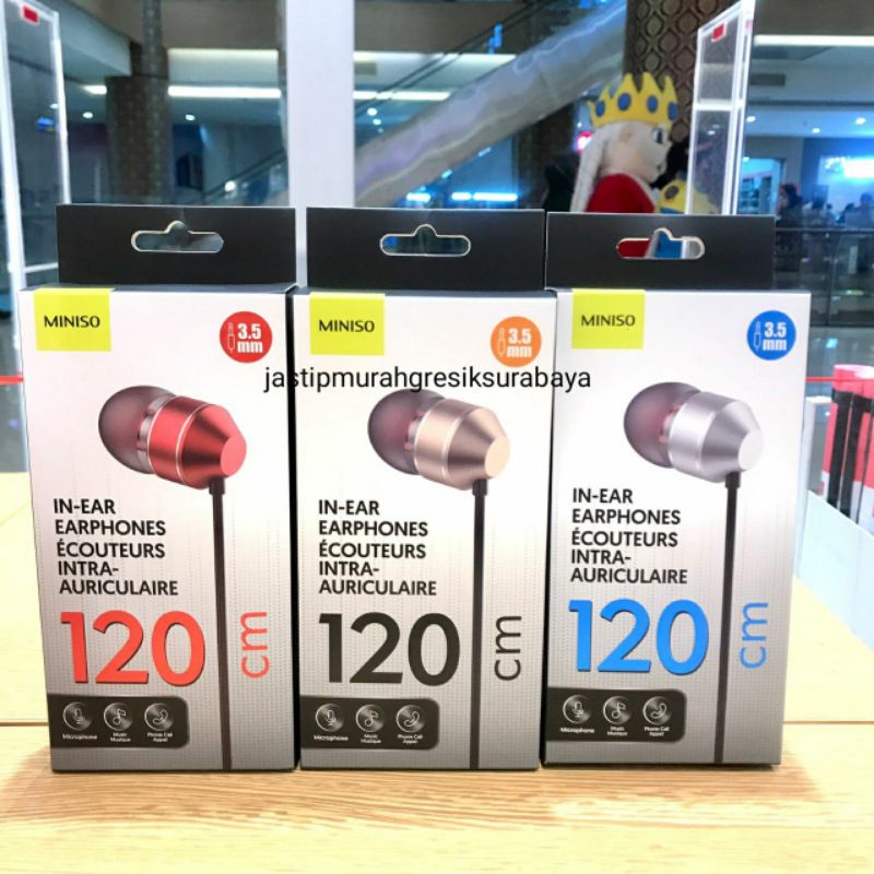 IN EAR EARPHONES MINISO HEADSET MINISO