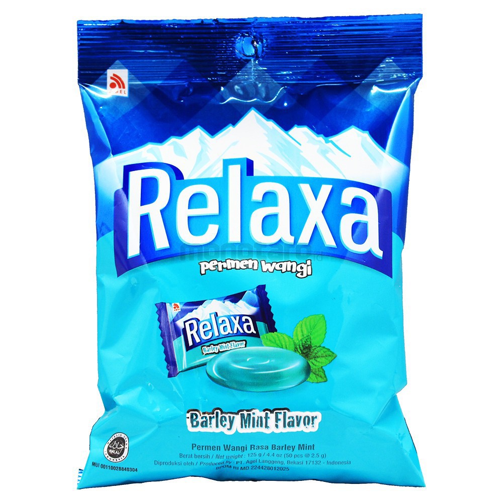 

Relaxa Permen Wangi Rasa Barley Mint 1 Pak Isi 50 pcs x 2,5 gram