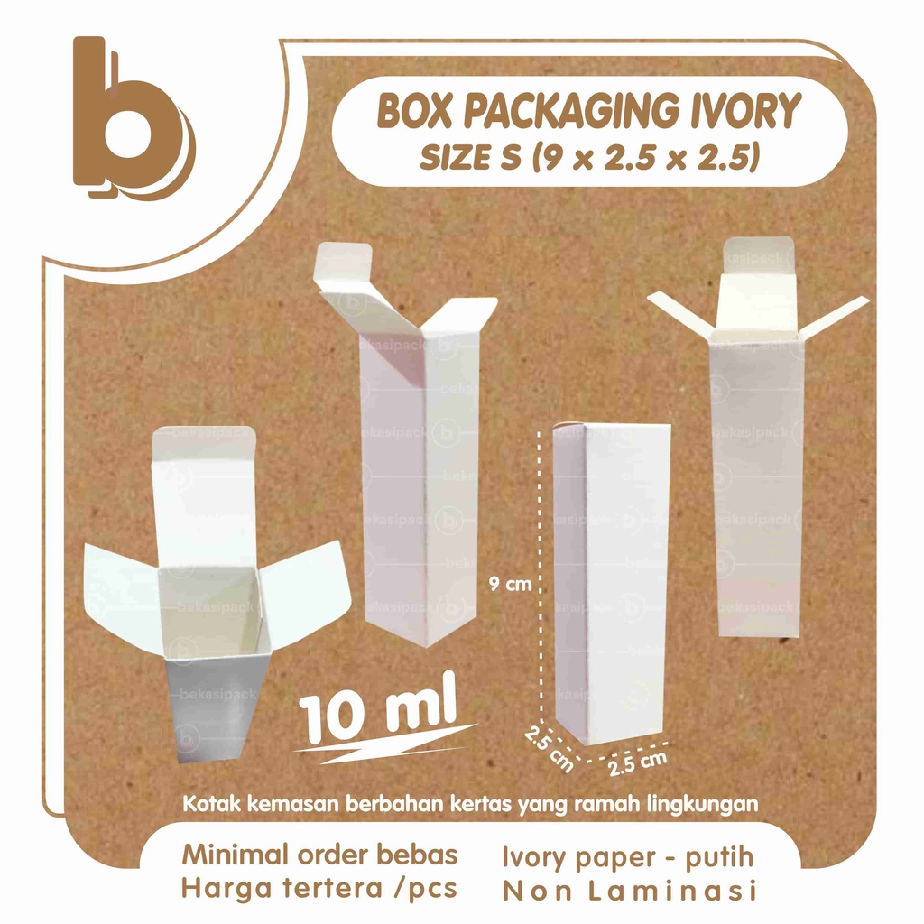 

Box Packaging Ivory Natural 9x2.5x2.5 I BPISN00253