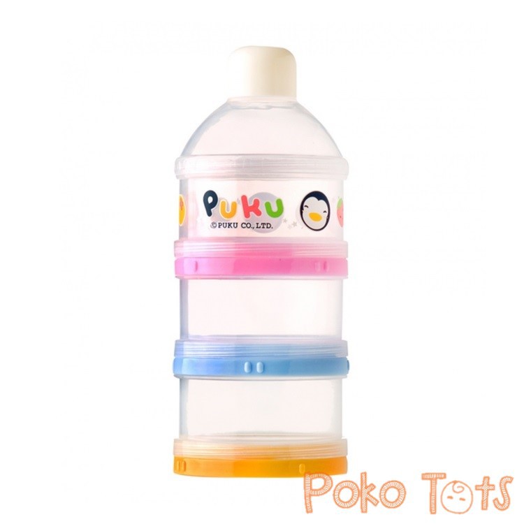 Puku Milk Powder Container 3 Level Tempat Susu Bubuk WHS