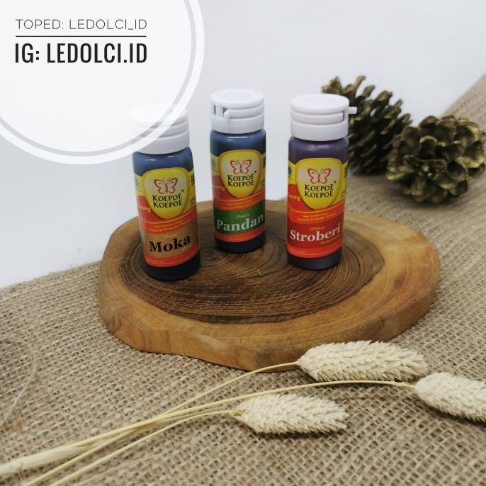 

KOEPOE PERASA PERISA PASTA VANILLA COKLAT STRAWBERI MOCCA PANDAN 25 GR ledolci92 dijamin