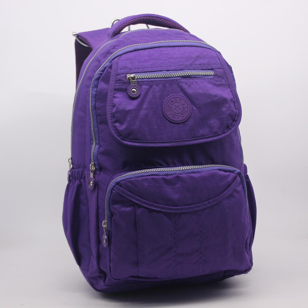 Tas Ransel / Tas Polos kode WLH-20011 / Variasi Warna / Tas Ransel Sekolah-Kuliah-Kerja