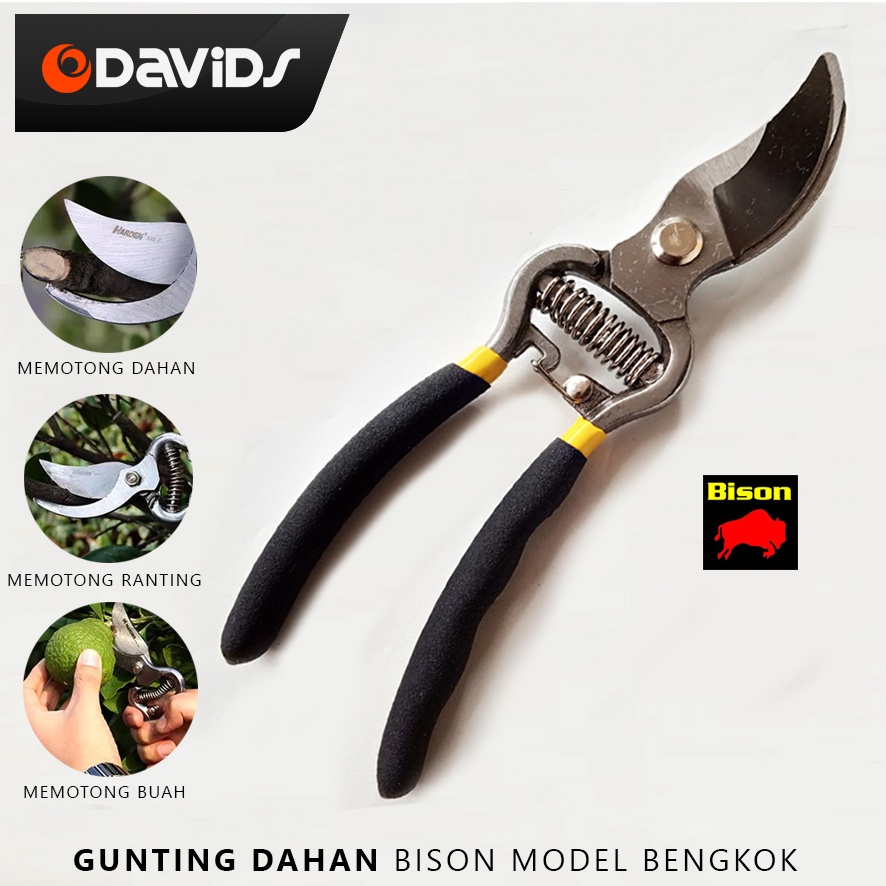 Gunting Dahan Dan Ranting Peralatan Berkebun Bonsai Stek Tanaman Bunga Potong Artificial Prunning Bison