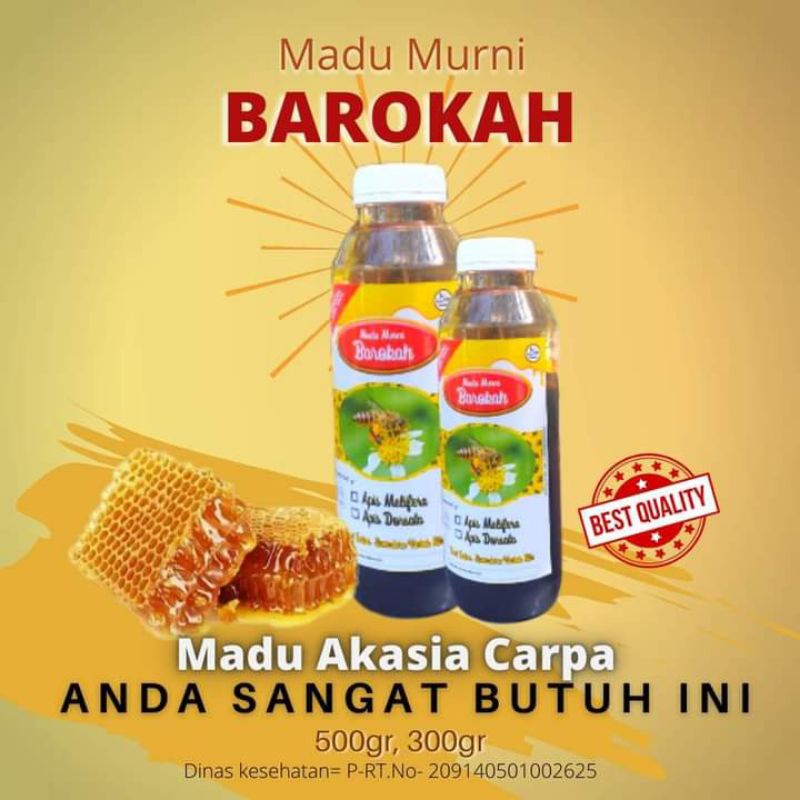 

Madu Murni Hutan Riau Akasia 100% asli 500g